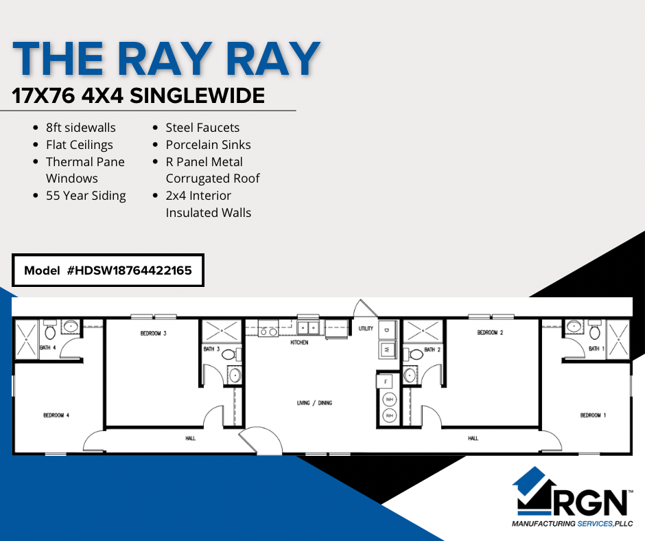 The Ray Ray mobile home main image.
