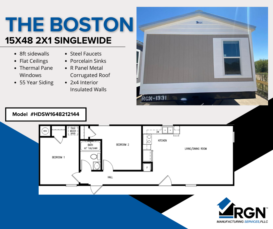 The Boston mobile home main image.