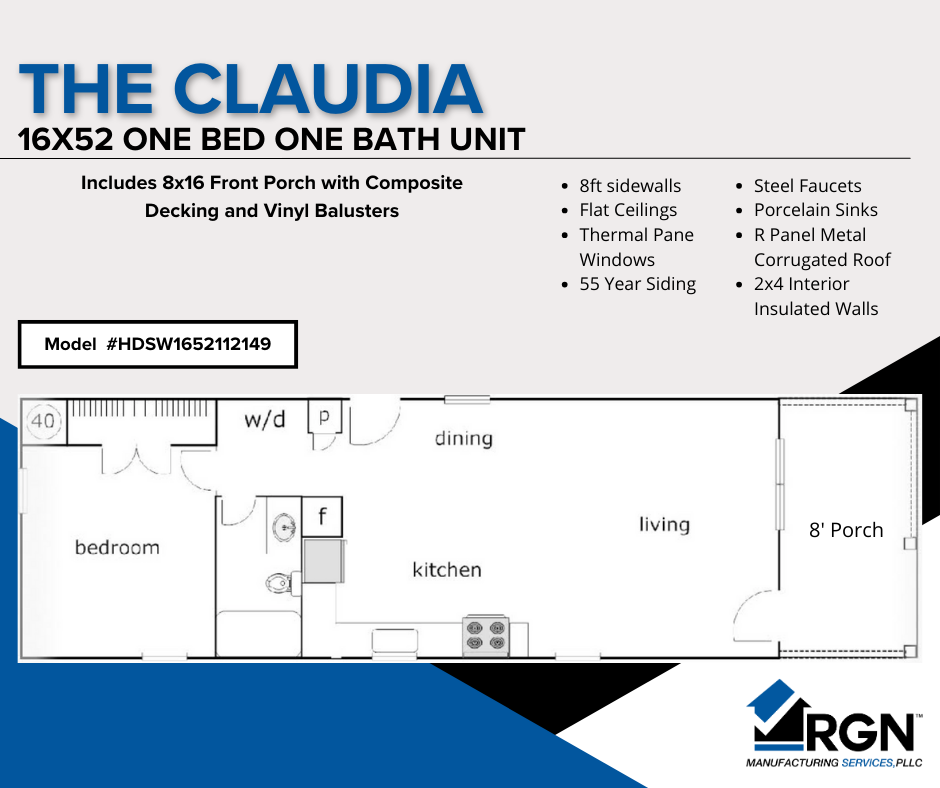 The Claudia mobile home main image.
