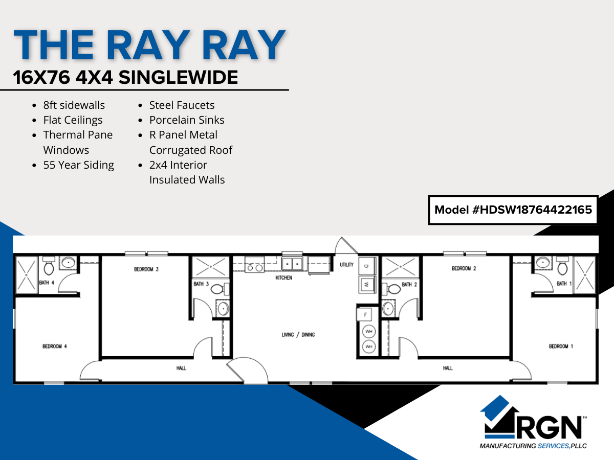 The Ray Ray mobile home main image.